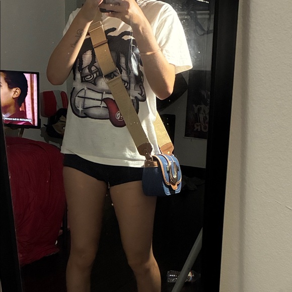 TRUE RELIGION Blue and Brown Women's Bag - Picture 6 of 6